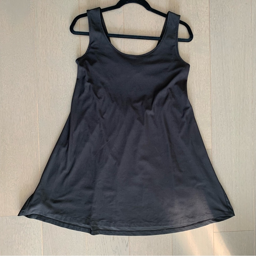 Mango Black Open Back Dress